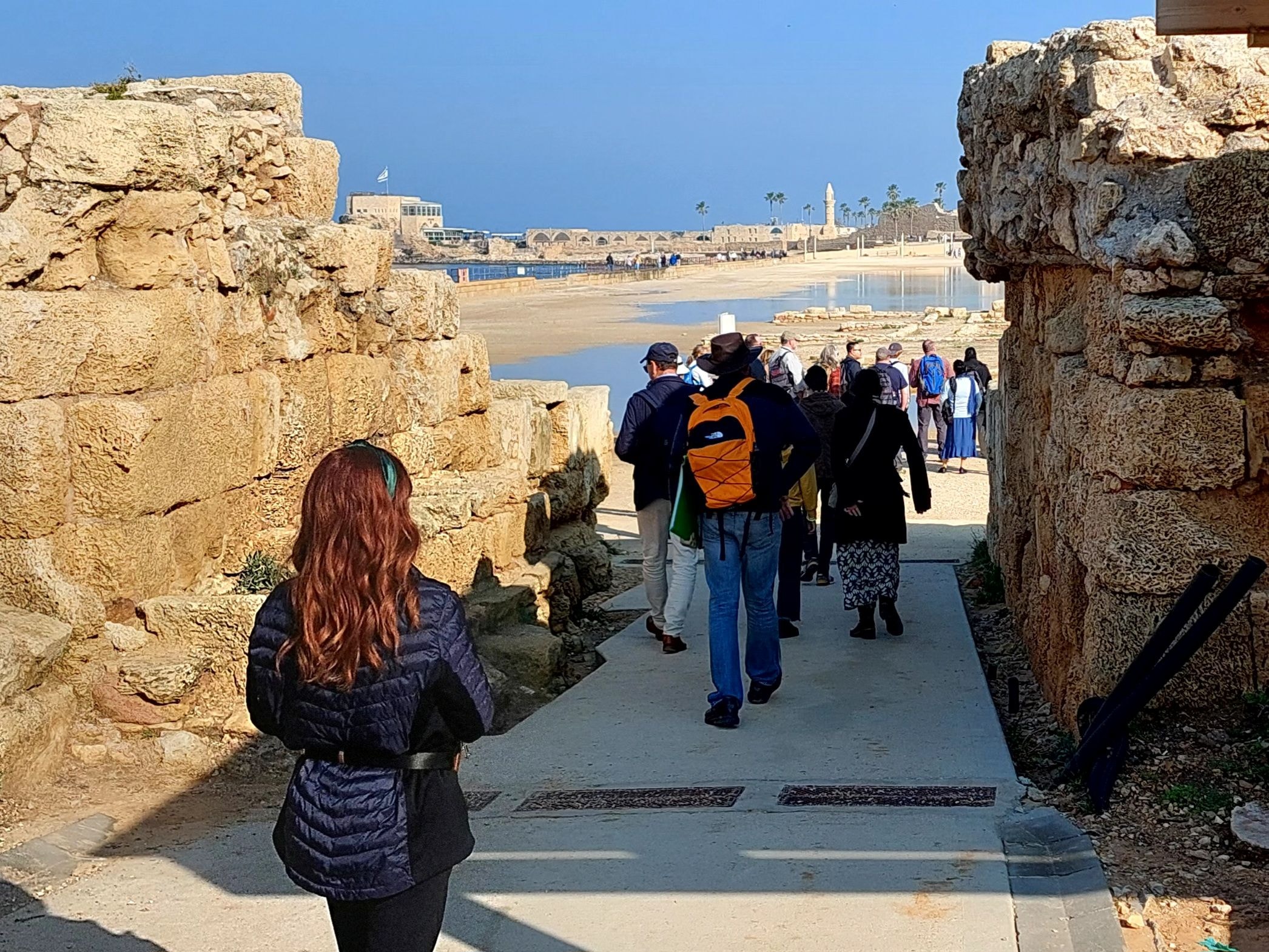 Entrance to the Roman arena at Caesarea Maritima