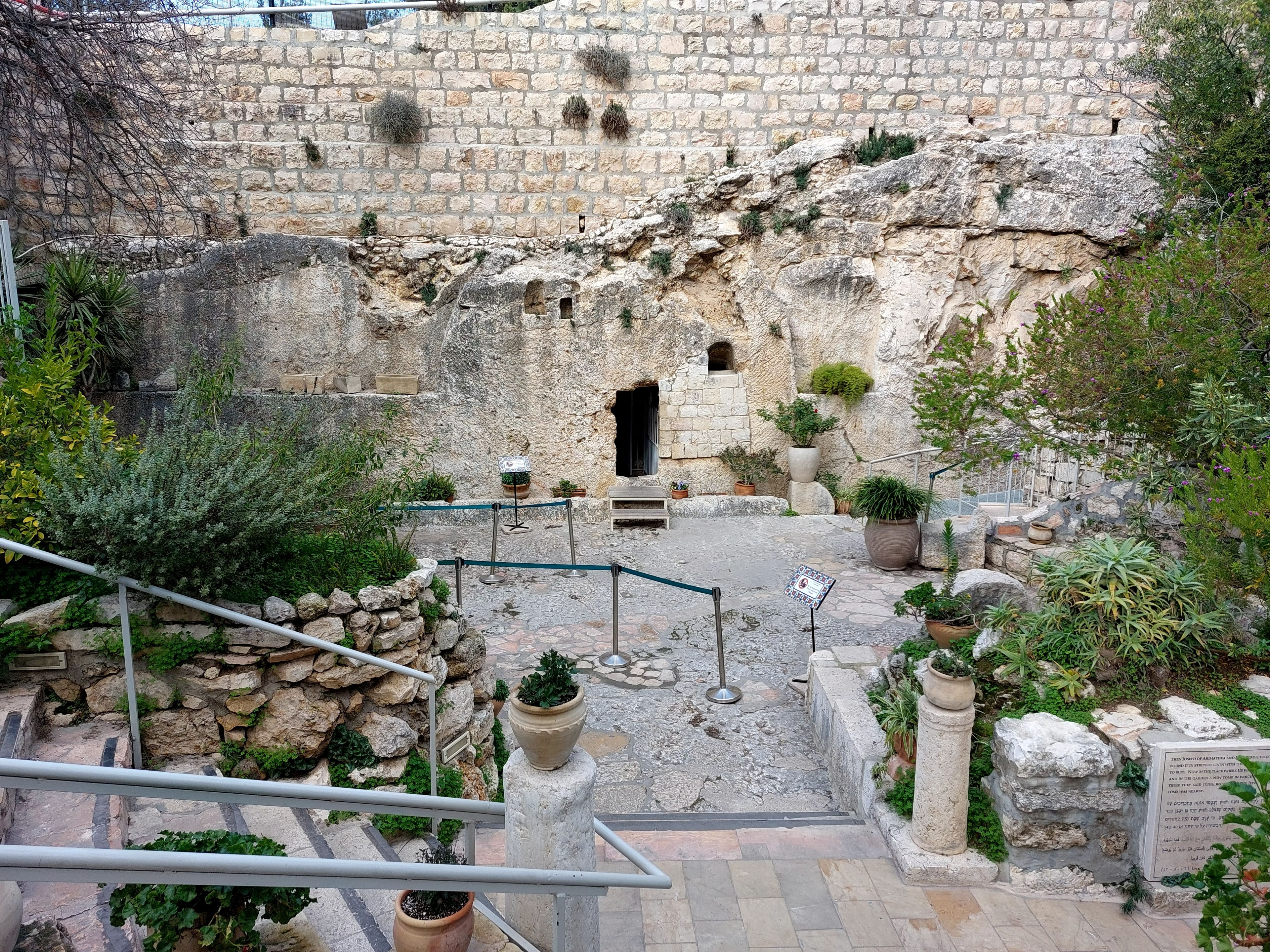 The Garden Tomb in Jerusalem, dated to the time of Christ, discovered empty in 1867
