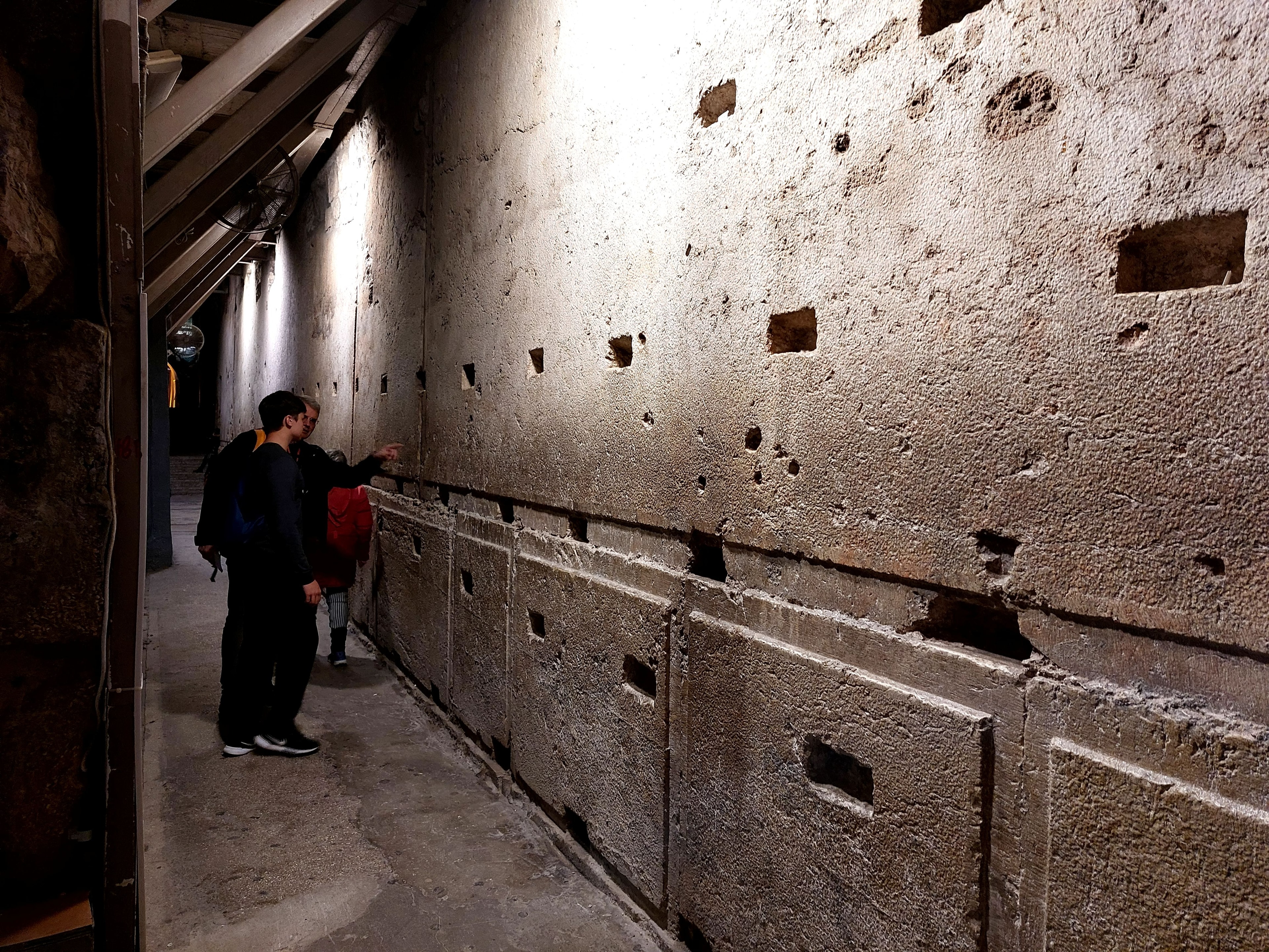Massive Herodian foundation stones supporting the Temple Mount, Jerusalem