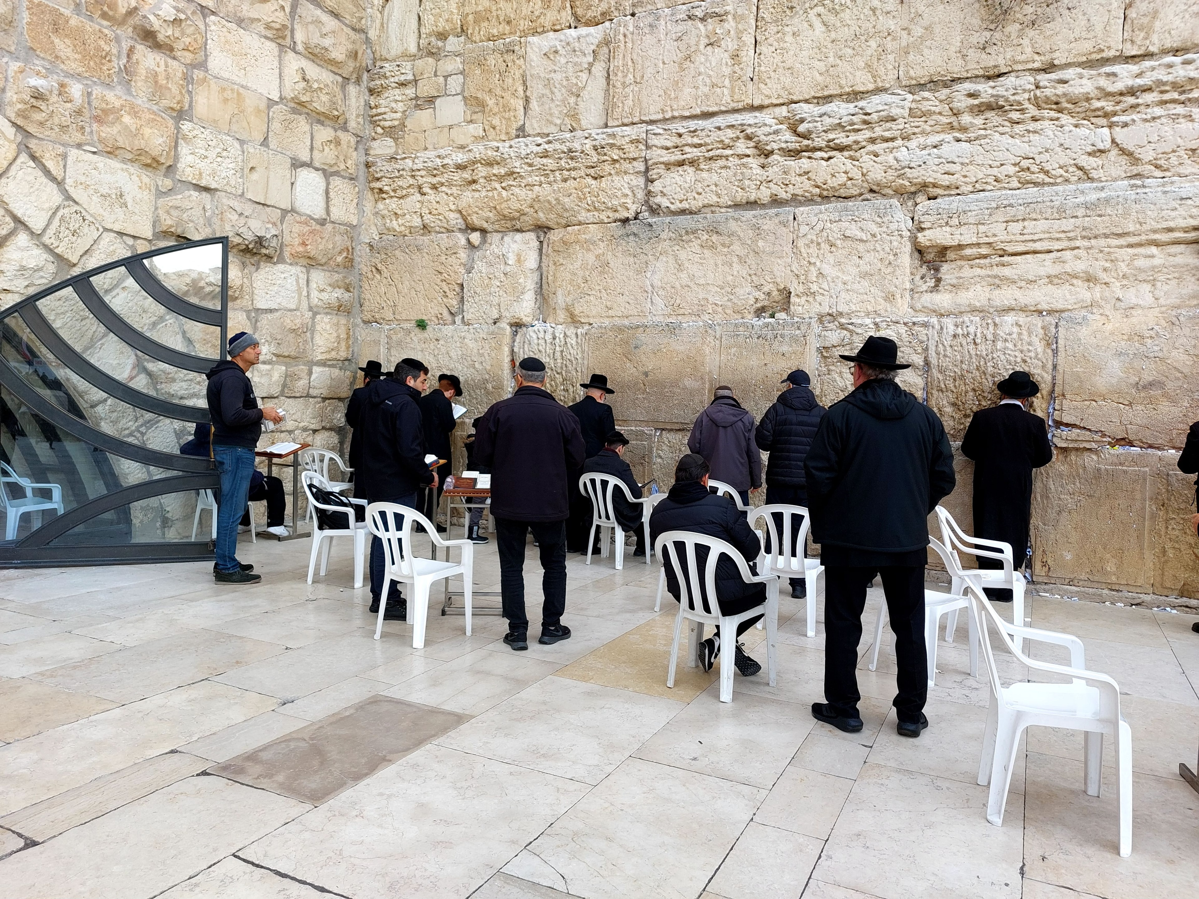 Prayers at the Wailing Wall